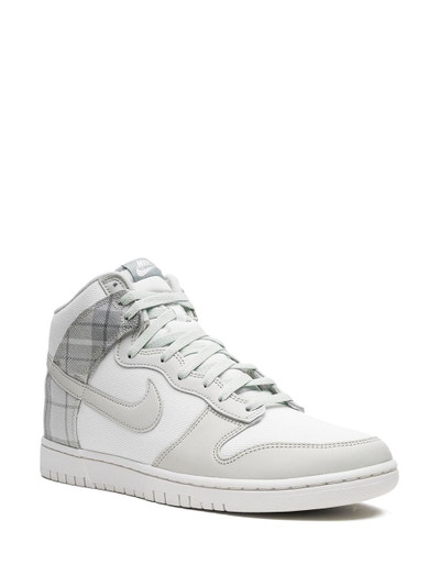 Nike Dunk High "Plaid - Summit White" sneakers outlook