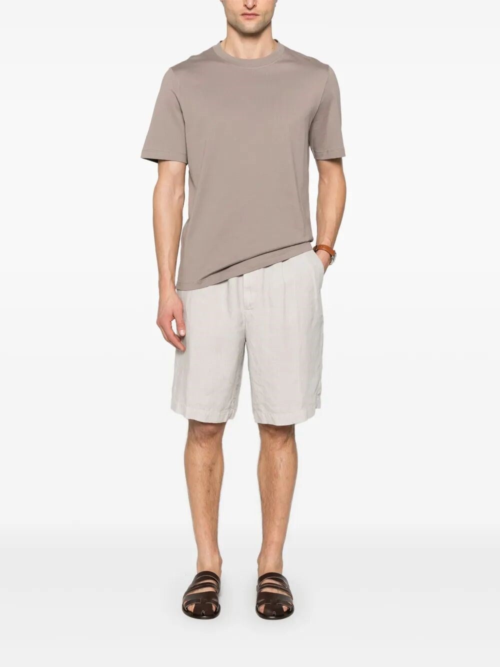 Brunello Cucinelli Men Crew-Neck T-Shirt - 2