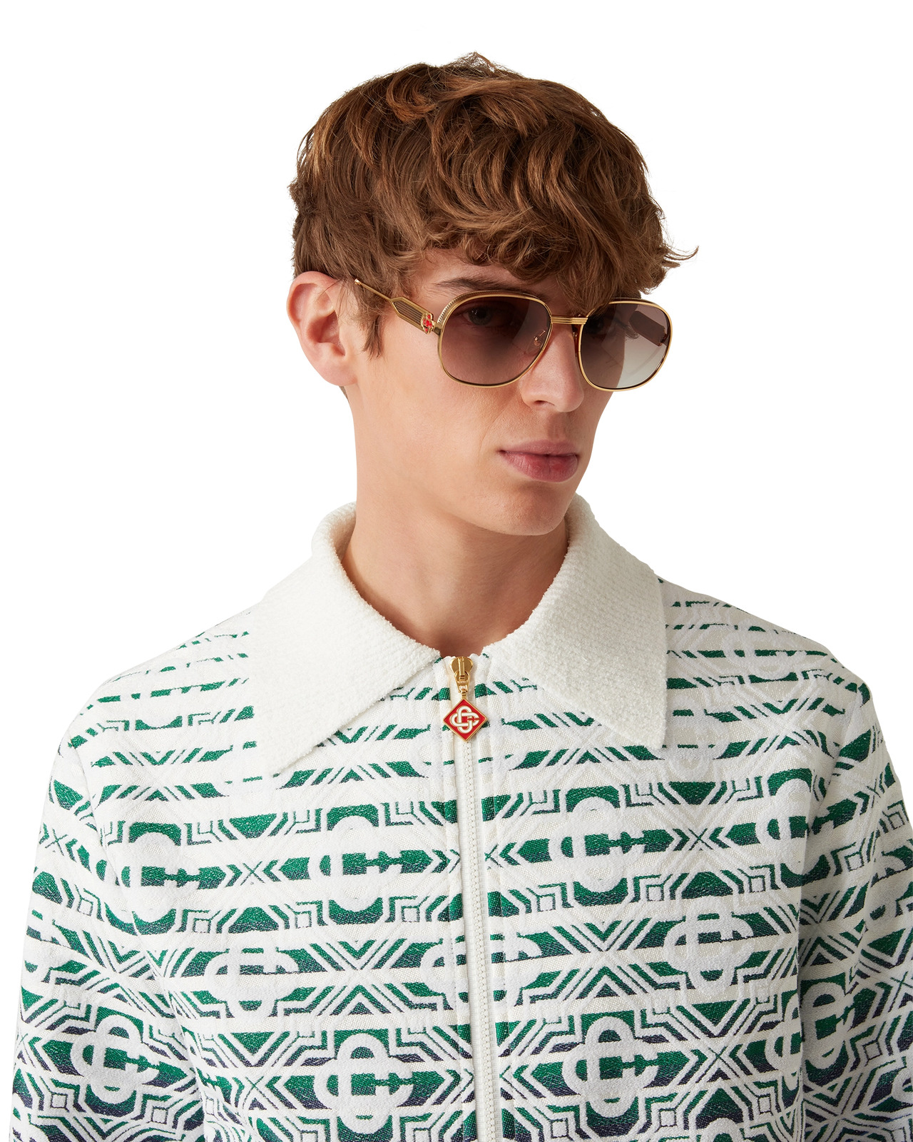 Monogram Gradient Towelling Jacket | Casablanca Paris - 5