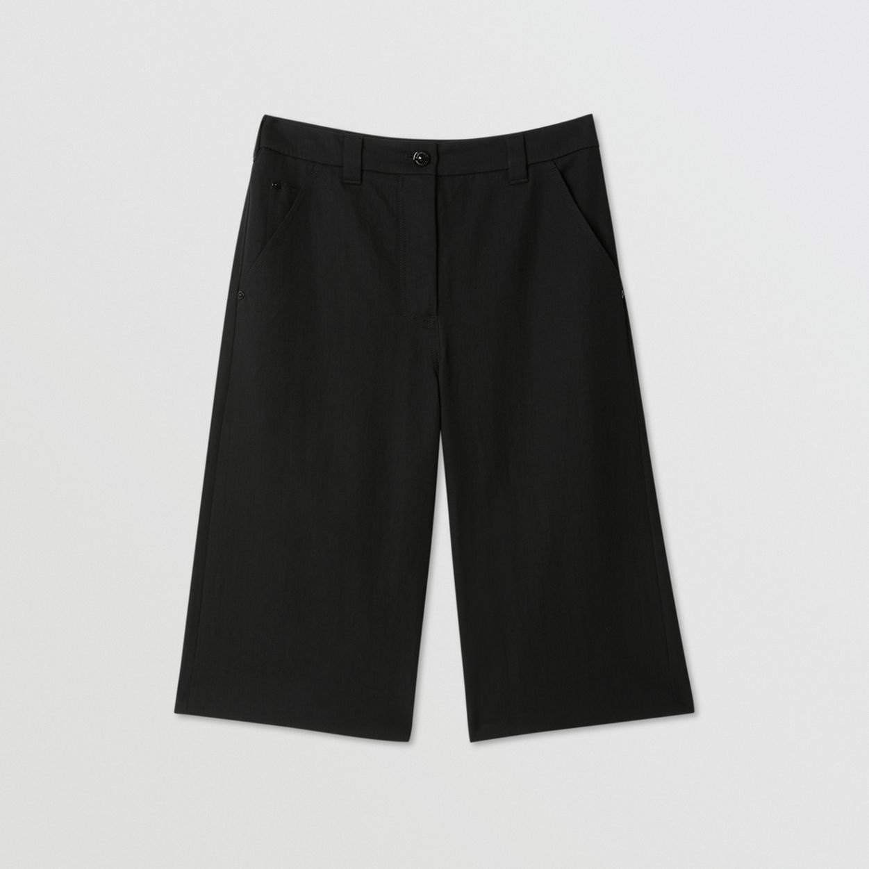 Technical Wool Gabardine Tailored Shorts - 1