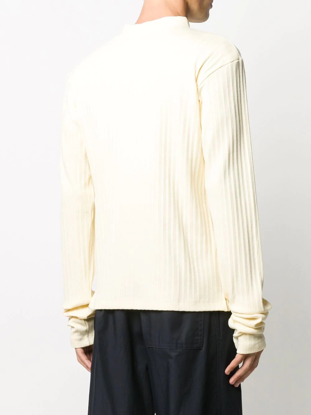 ribbed crew-neck jumper - 4