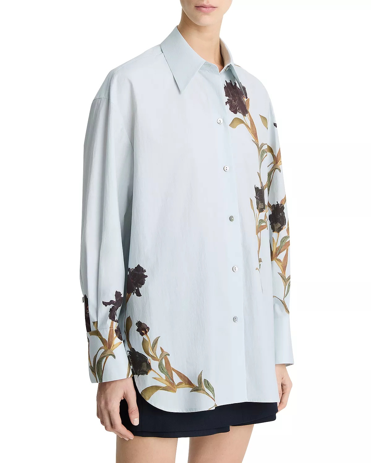 Placed Black Iris Shirt - 4