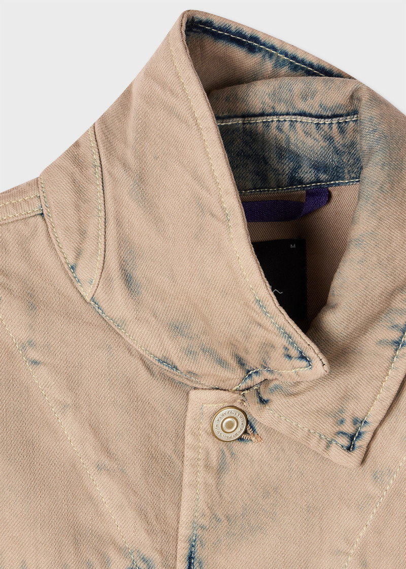 Paul Smith Bleach-Wash Denim Work Jacket outlook