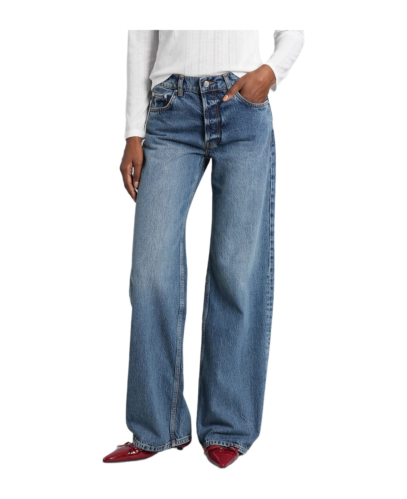 Hugh Jeans In Blue Denim - 1