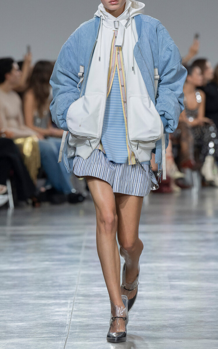 Striped Side-Slit Shorts stripe - 5