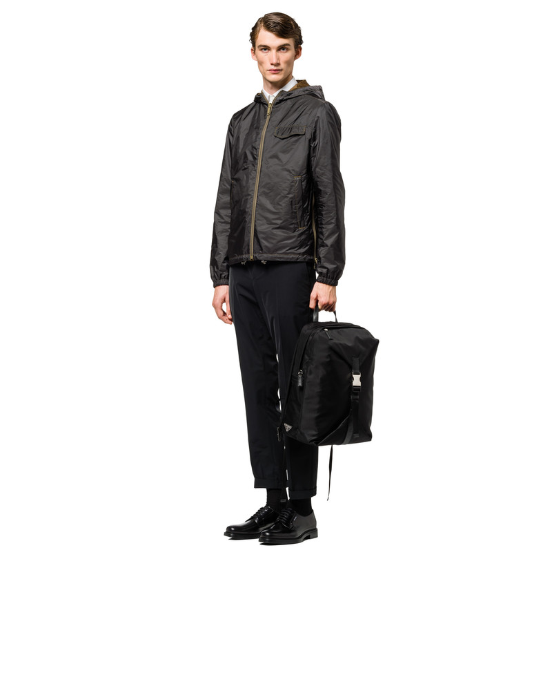 Prada Re-Nylon and Saffiano leather backpack outlook