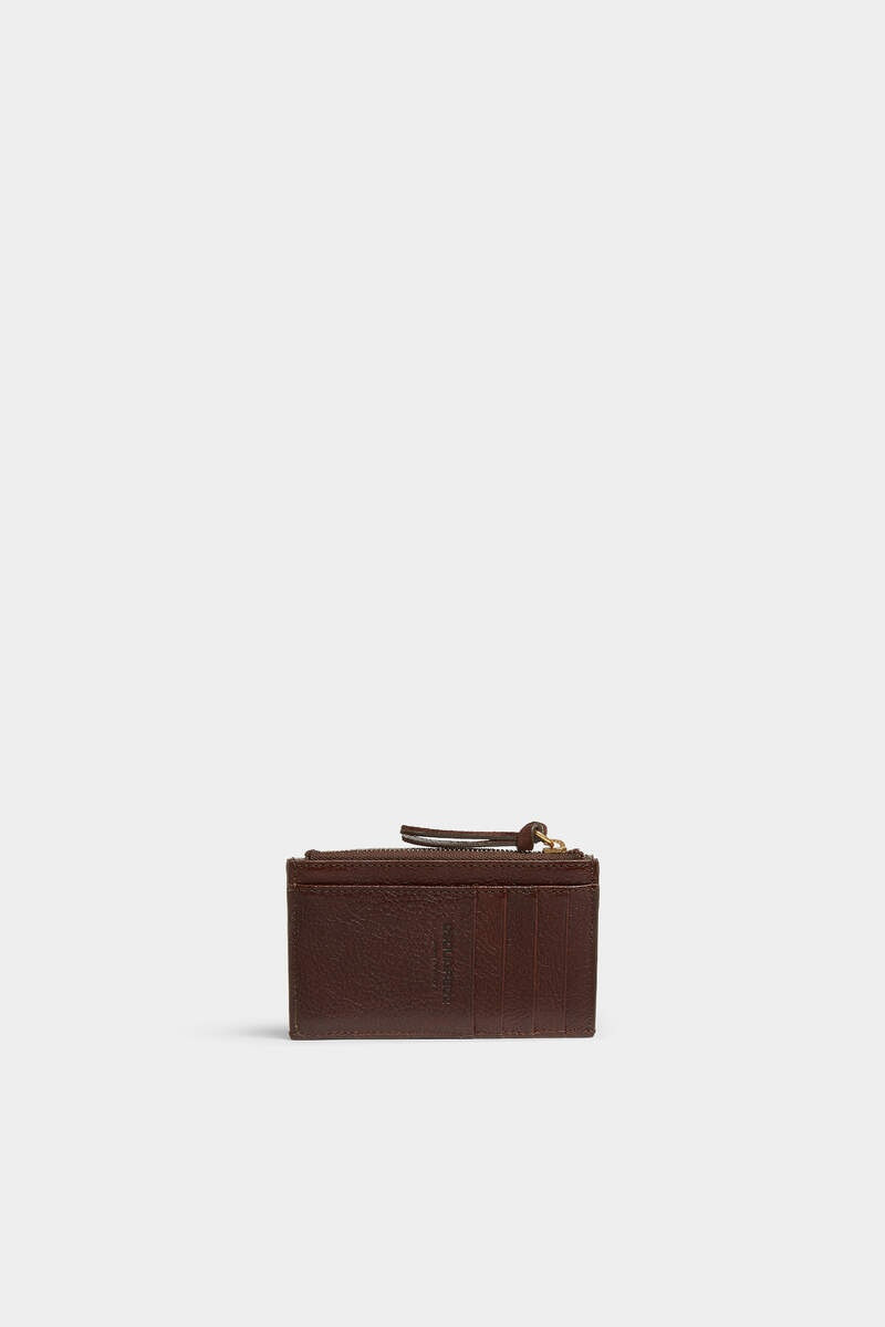 DSQUARED2 CANADIAN GIRL LEATHER CREDIT CARD HOLDER outlook