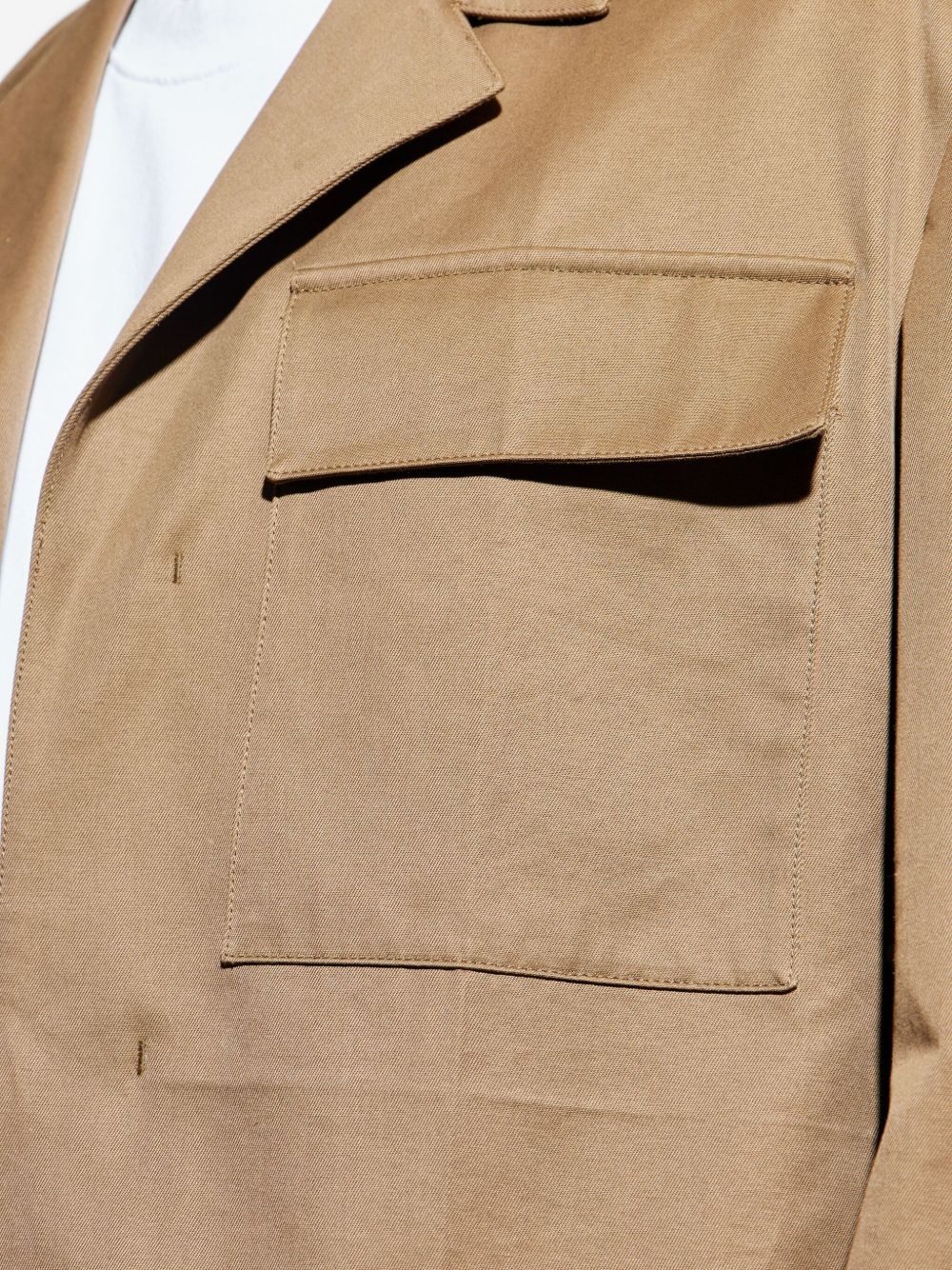 flap-pocket cotton jacket - 5