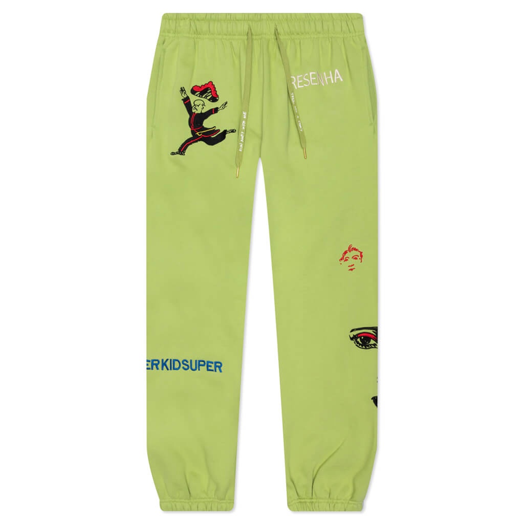 SUPER SWEATPANTS - LIMEADE - 1