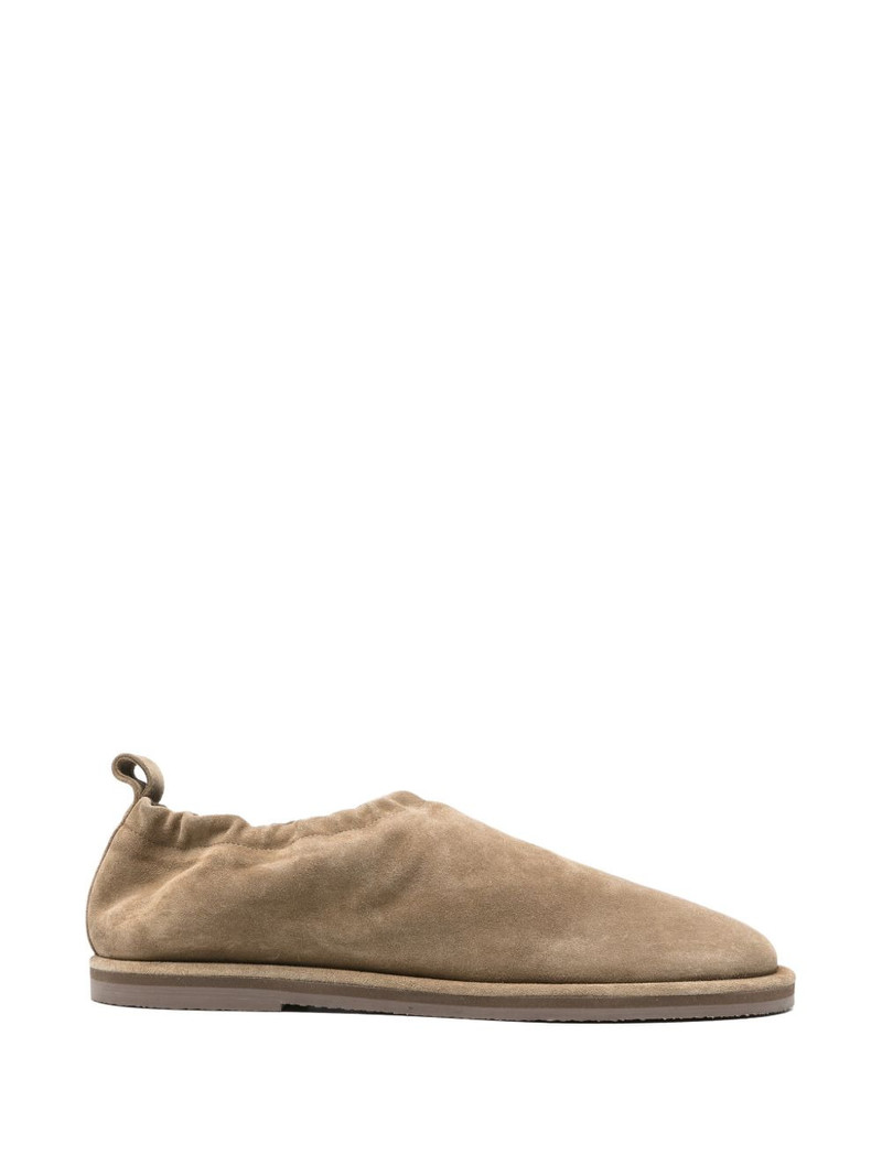 elastic-back suede slipper 1