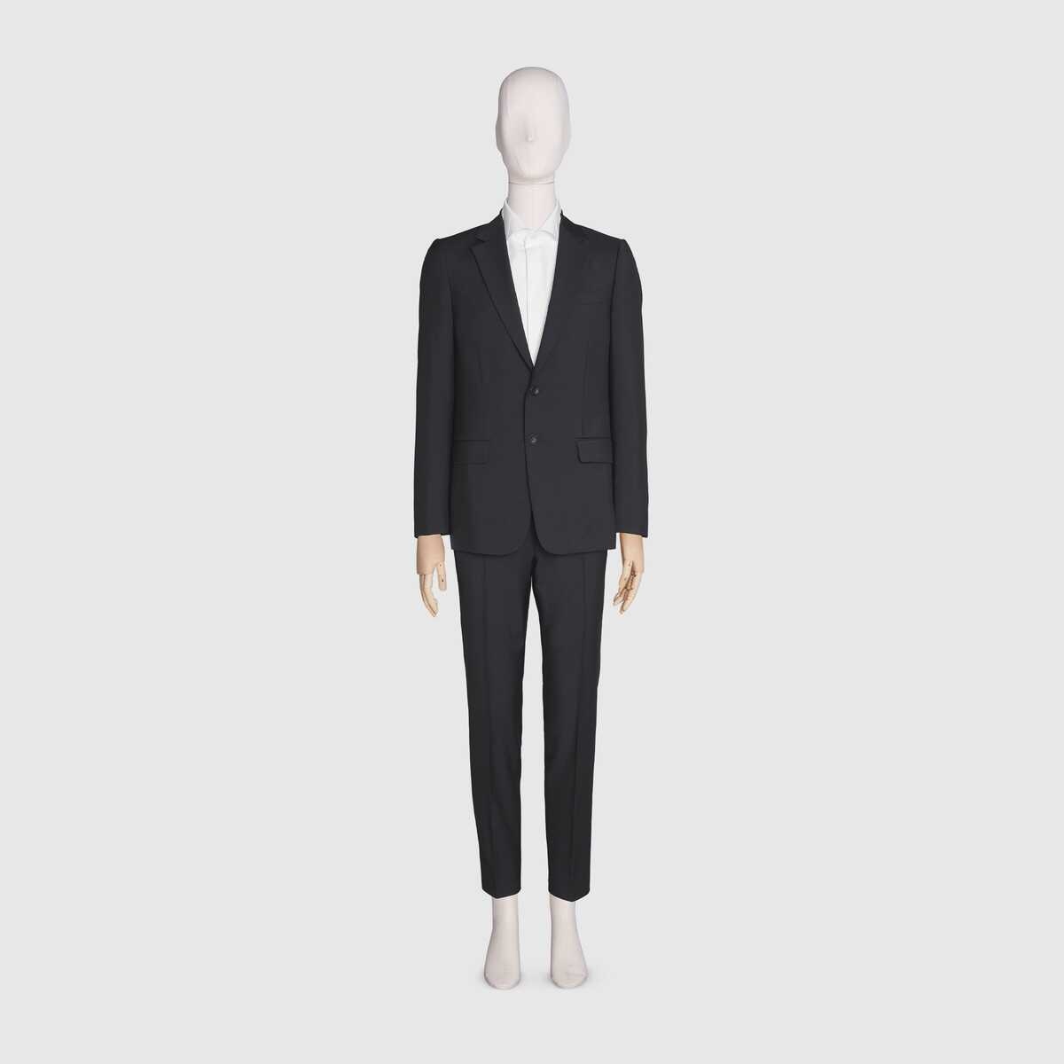 Slim fit wool mohair suit - 3