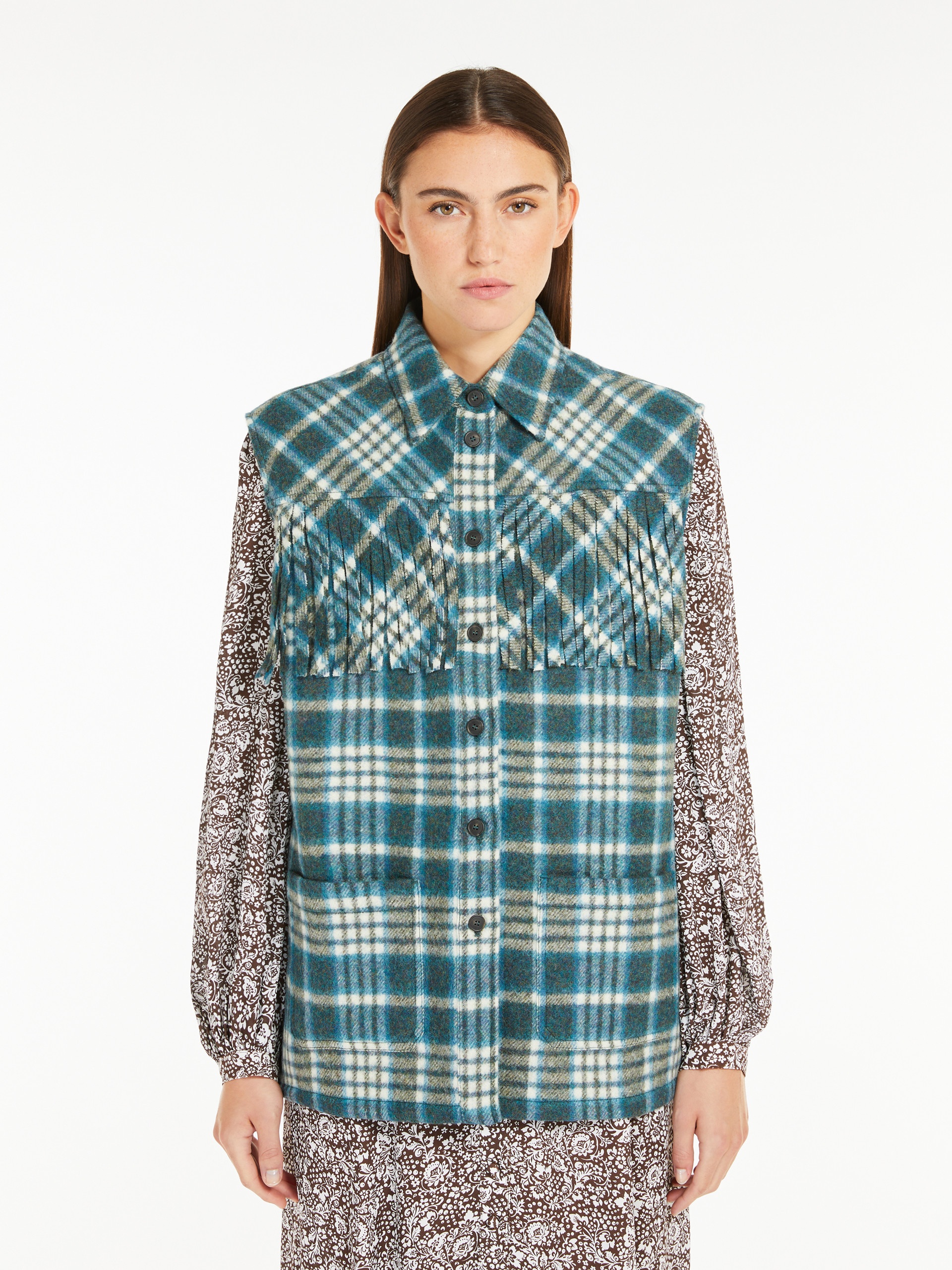 COLLE Wool flannel waistcoat - 3