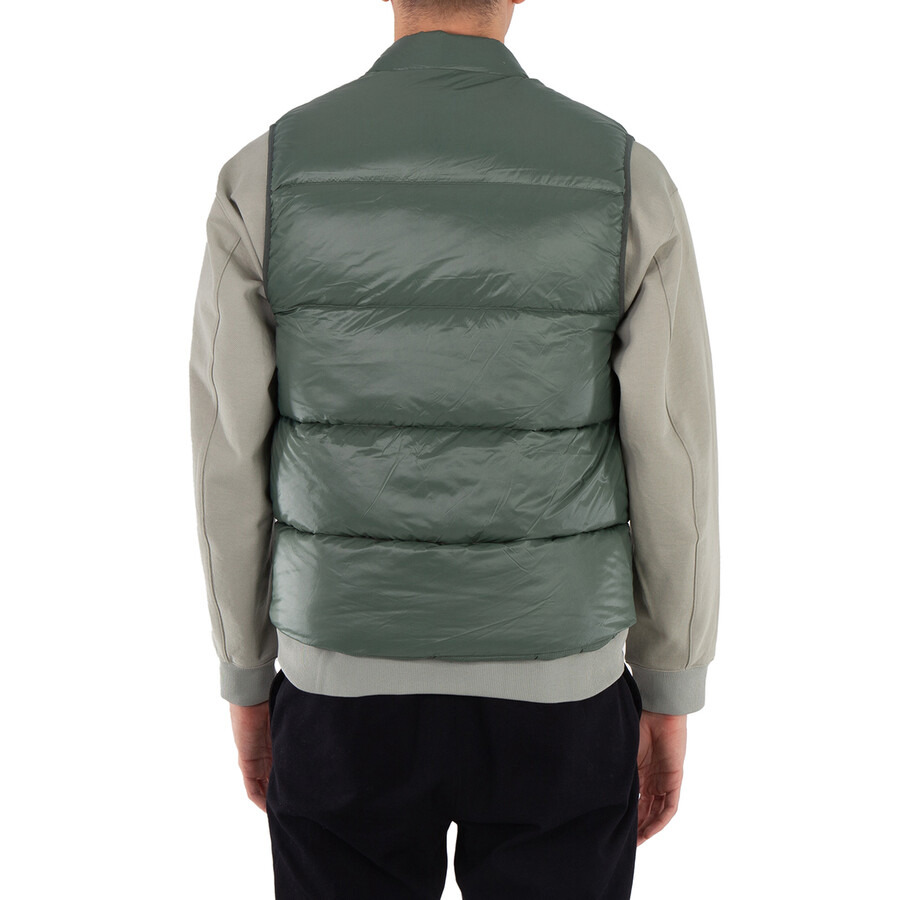 Holzweiler Men's Dark Green Shiny Daff Down Vest - 3