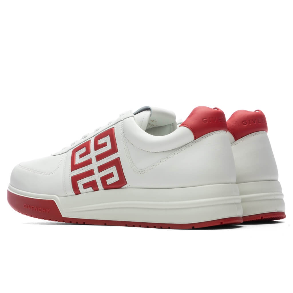 G4 LOW SNEAKERS - WHITE/RED - 3