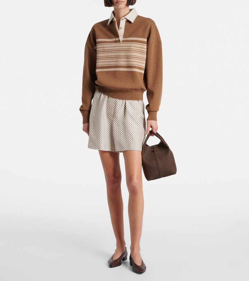 Loro Piana Rebecca leather ballet flats outlook