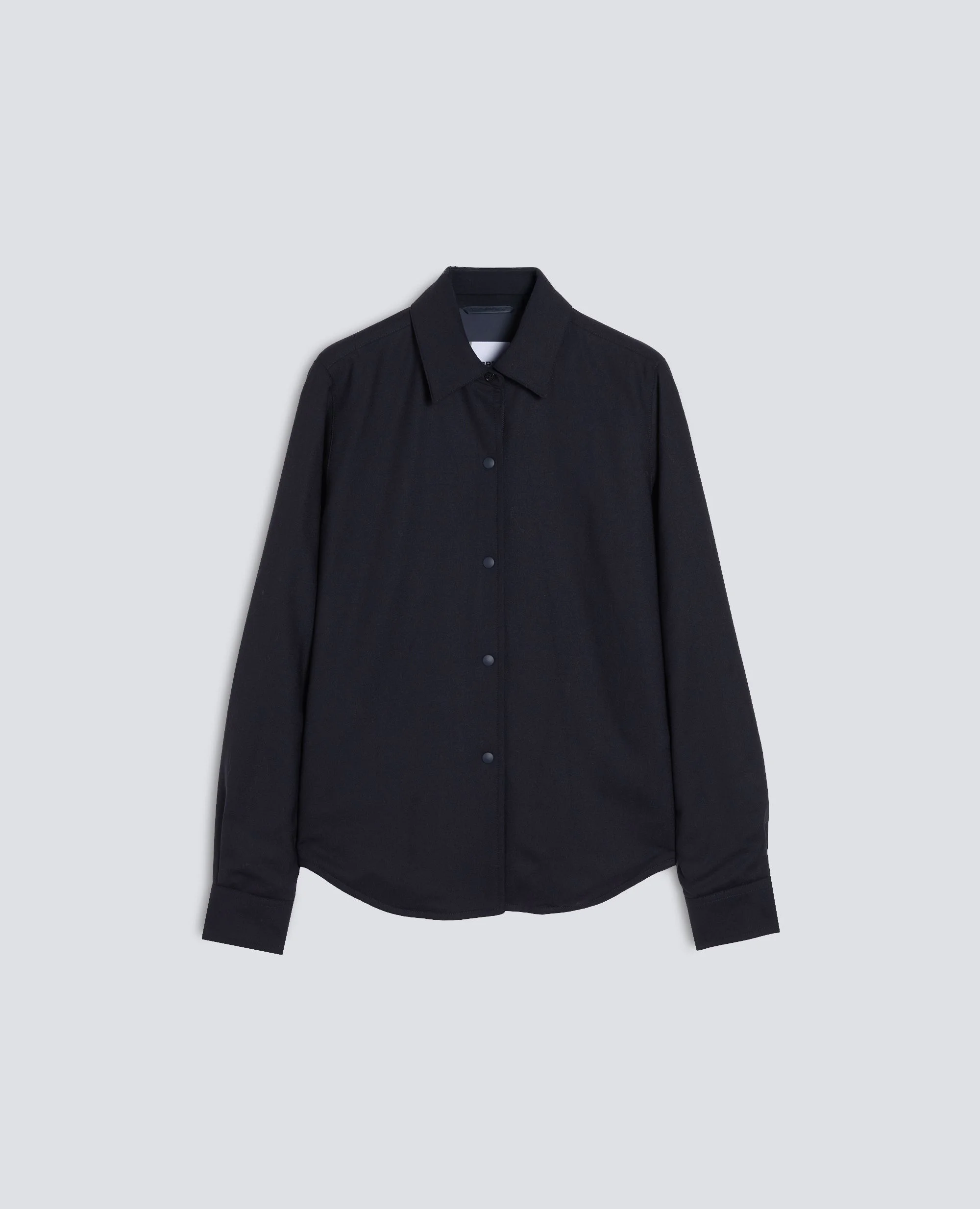 GLUE JACKET-SHIRT IN TECHNO WOOL FLANNEL WITH THERMORE® WADDING - 1