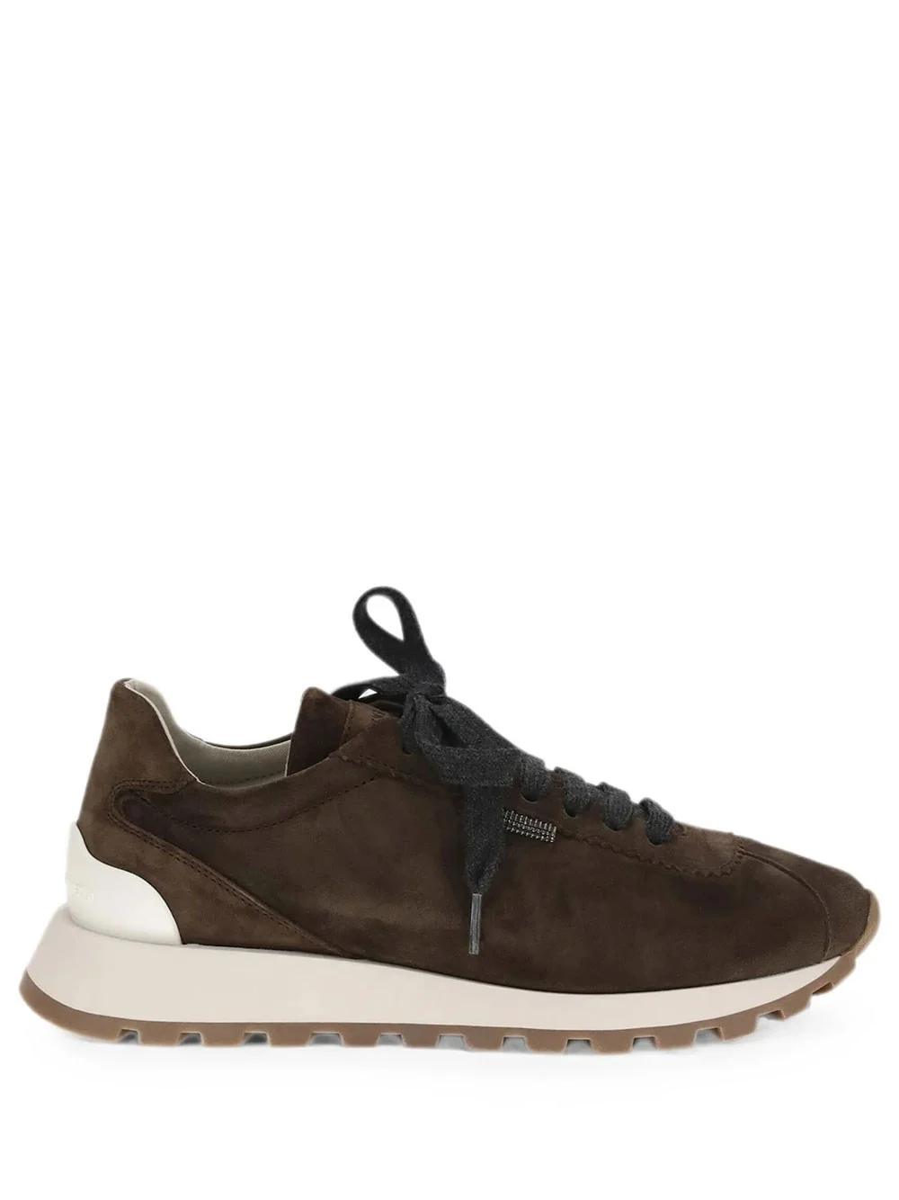 SUEDE RUNNERS WITH SHINY TAB - 1