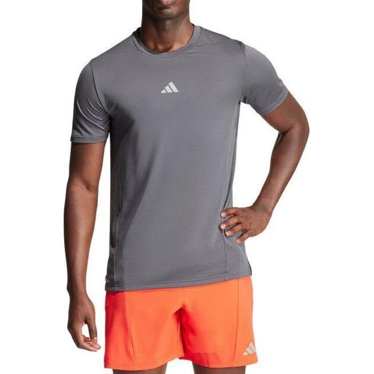 adidas HEAT.RDY Logo Training T-shirt Asia Sizing 'Grey' IT0615 - 2