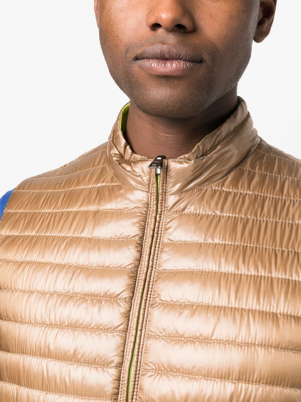 quilted reversible down gilet - 5