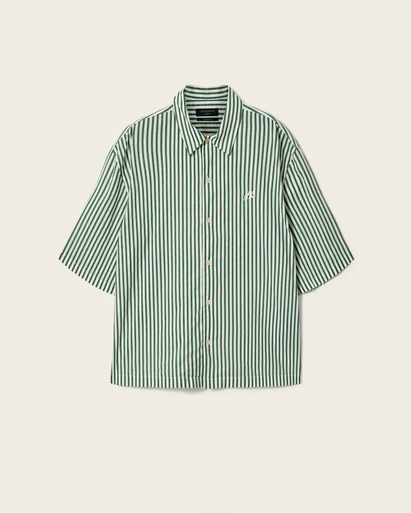 CHOPIN BOXY SHORT SLEEVE STRIPED SHIRT - 1