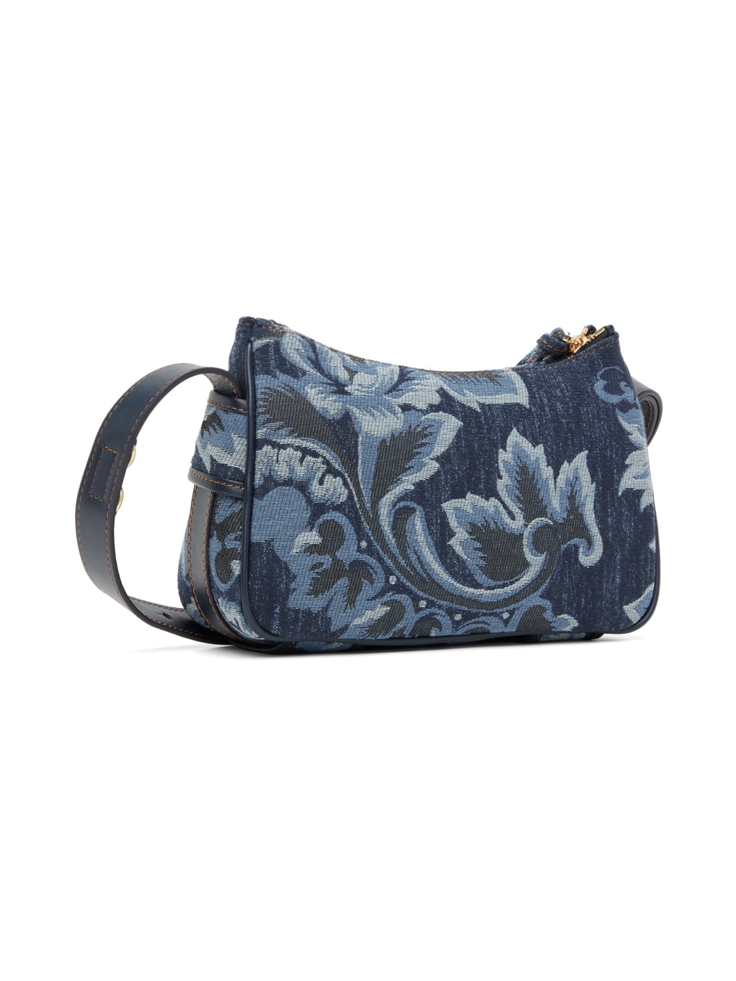 Blue Hana Denim Shoulder Bag - 3
