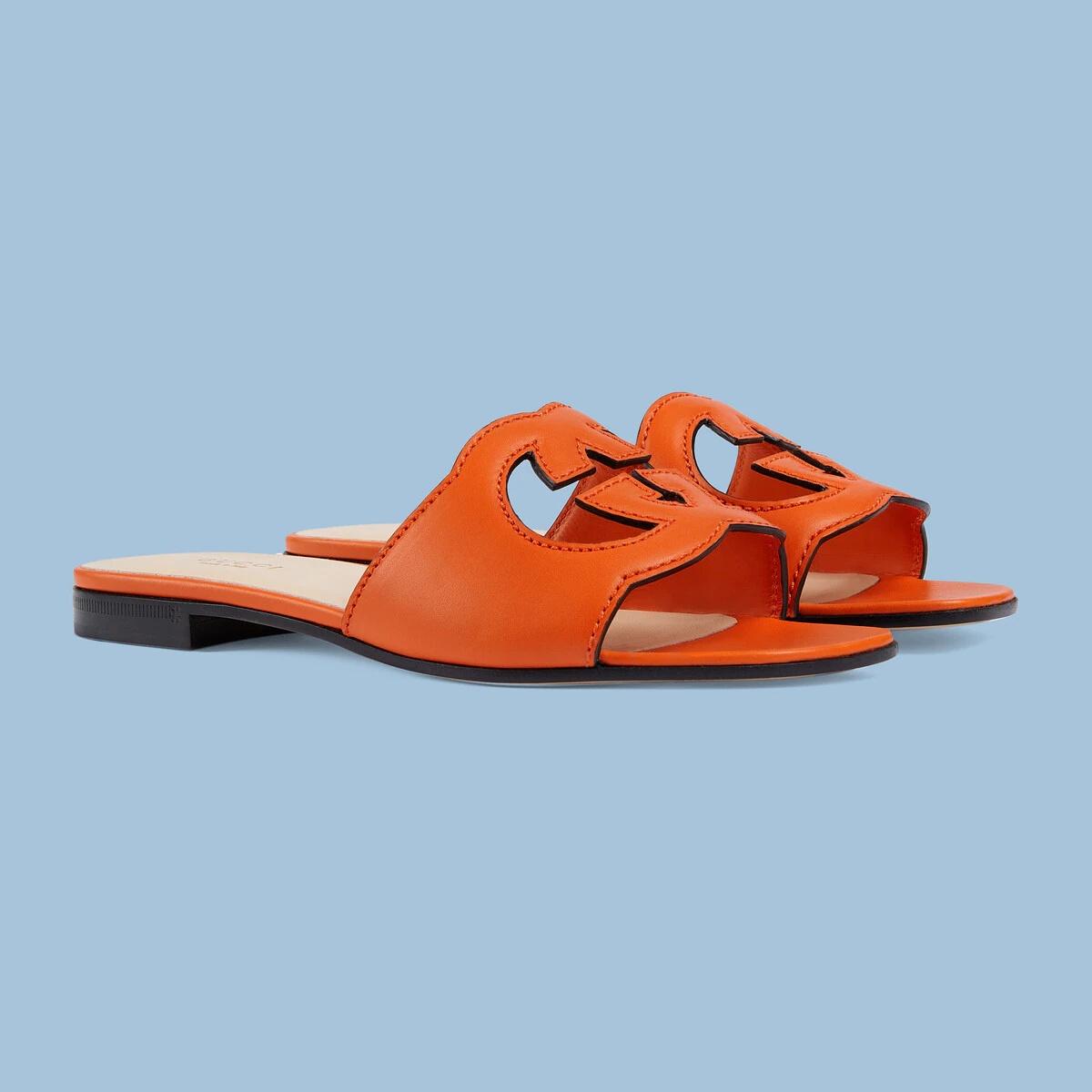 Women's Interlocking G cut-out slide sandal - 2