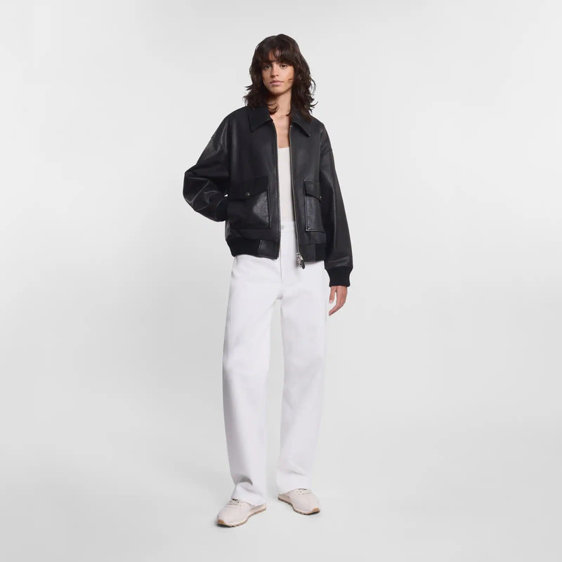HOGAN Aviator Jacket in leather outlook