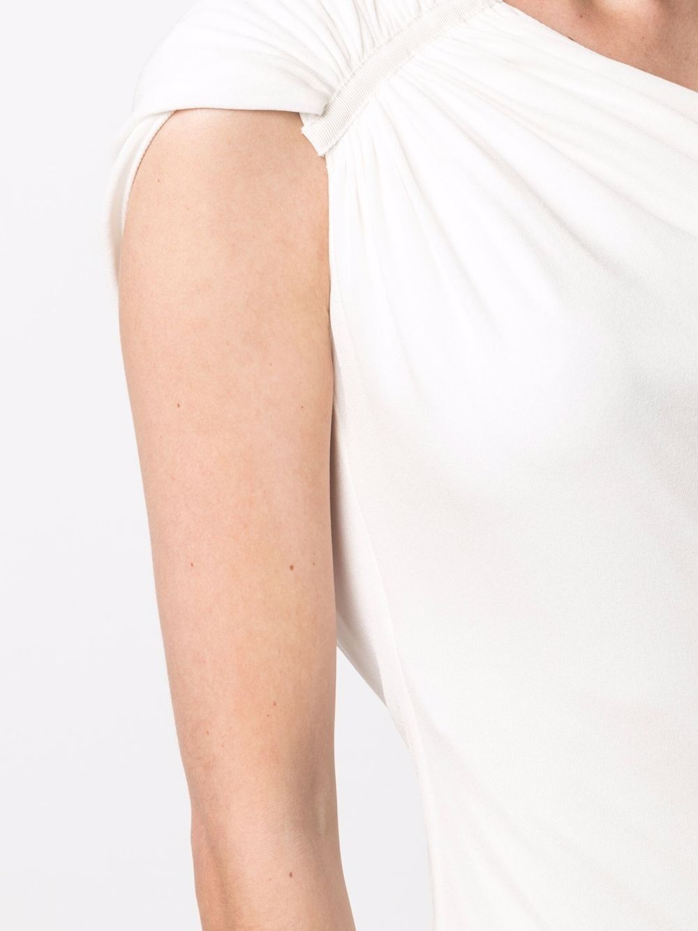 one-shoulder floor-length gown - 5
