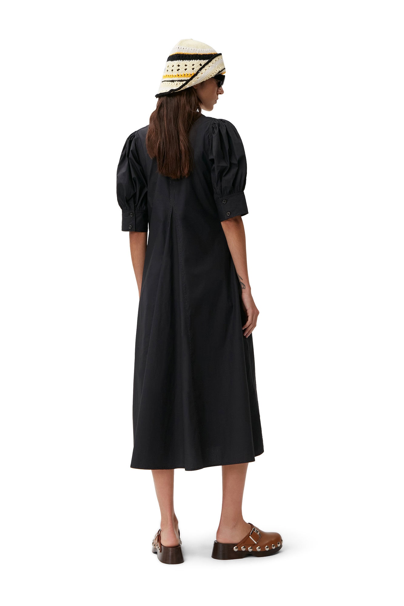 POPLIN MIDI DRESS - 3