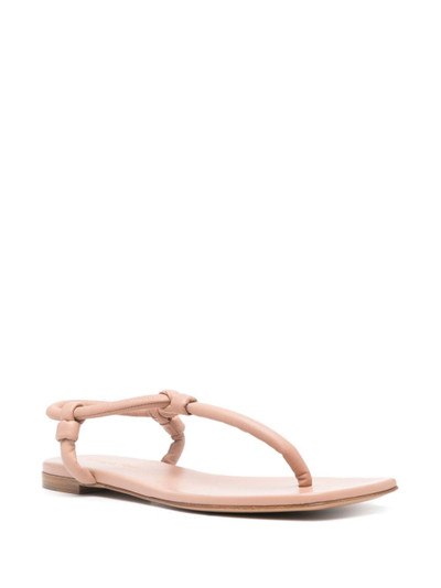 Gianvito Rossi Juno Thong leather sandals outlook