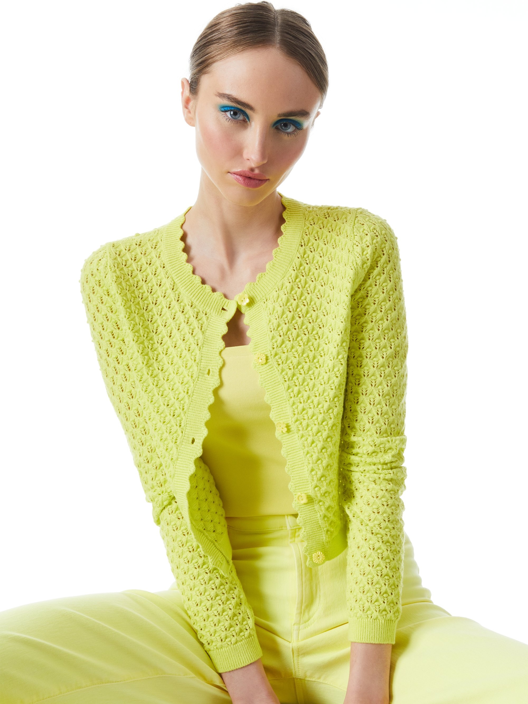 BRISA FITTED CROPPED CARDIGAN - 2