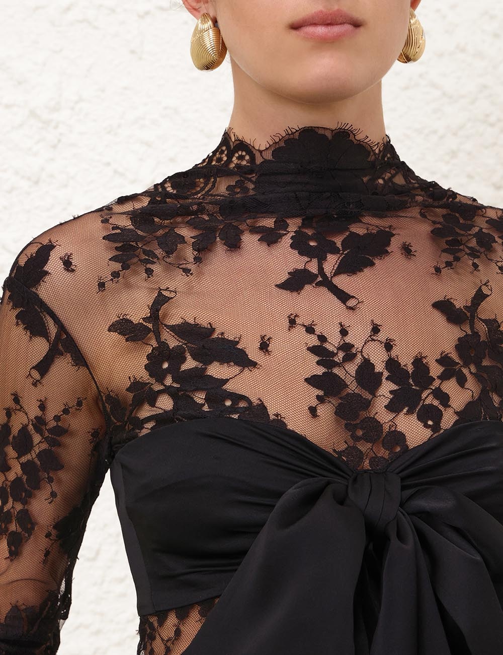 ILLUSTRATION LACE BOW BODICE - 5