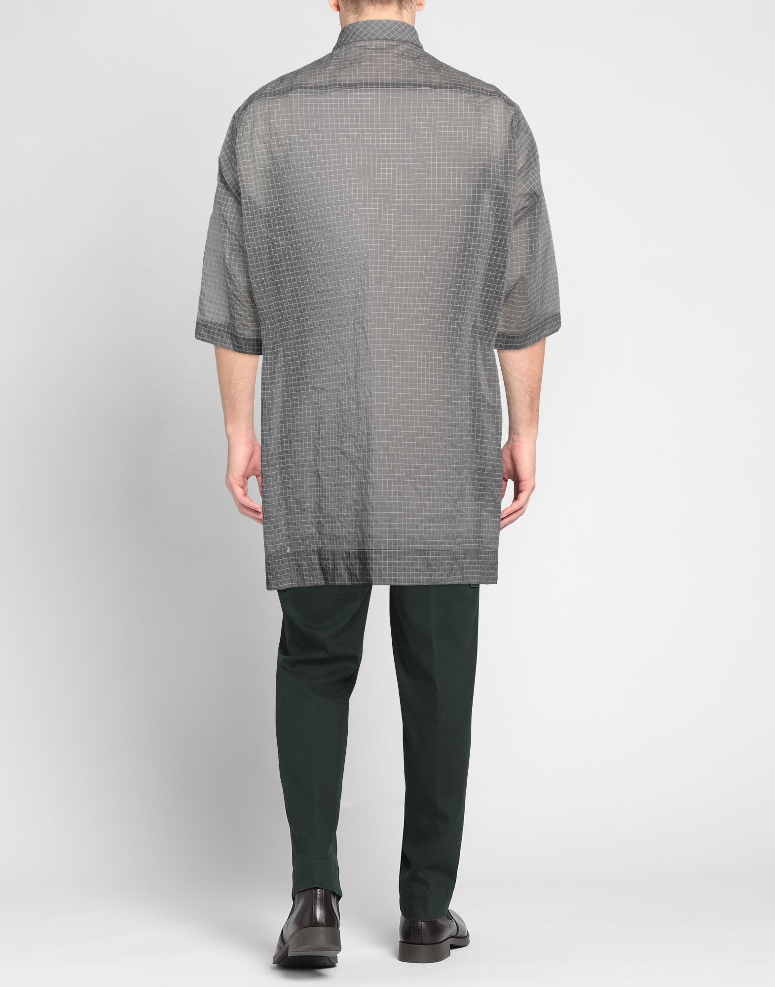 Grey Men's Checked Shirt - 3