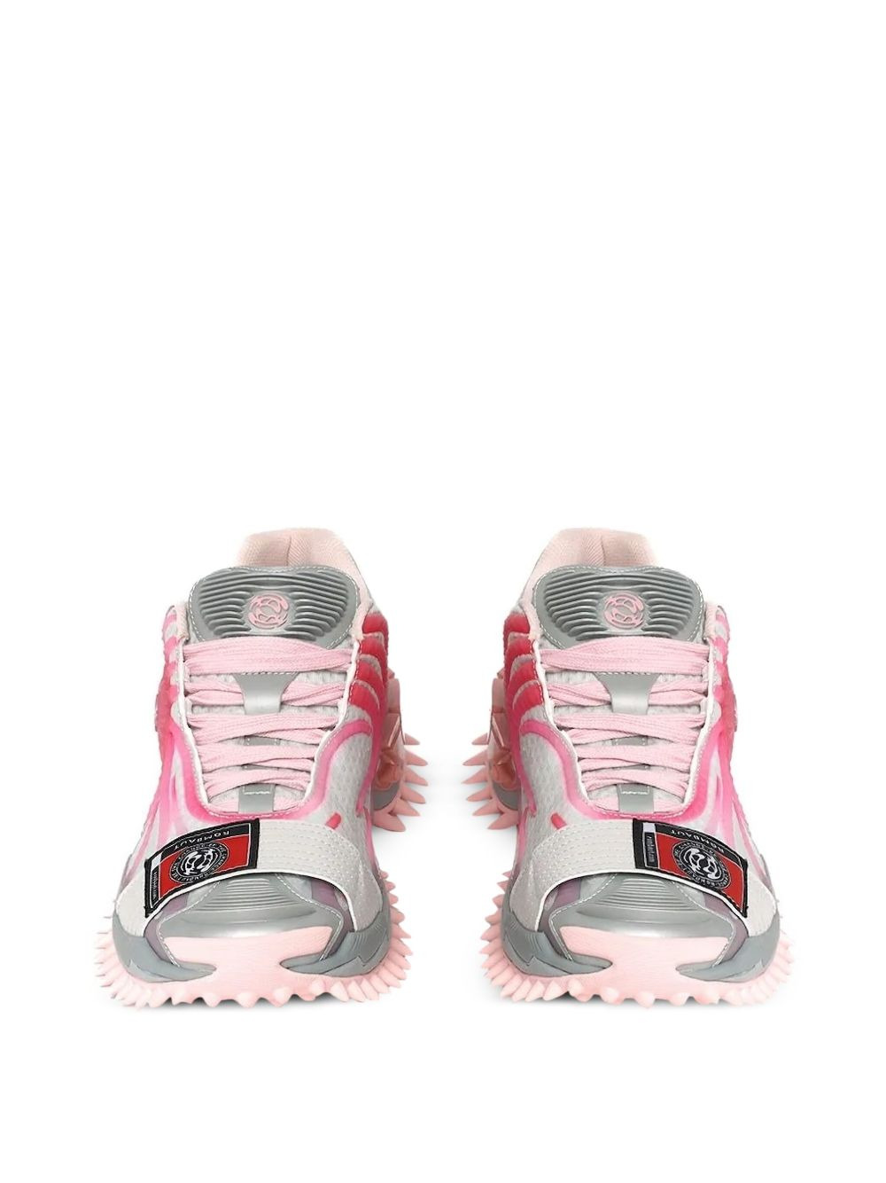 Mortal floral-print lace-up sneakers - 2