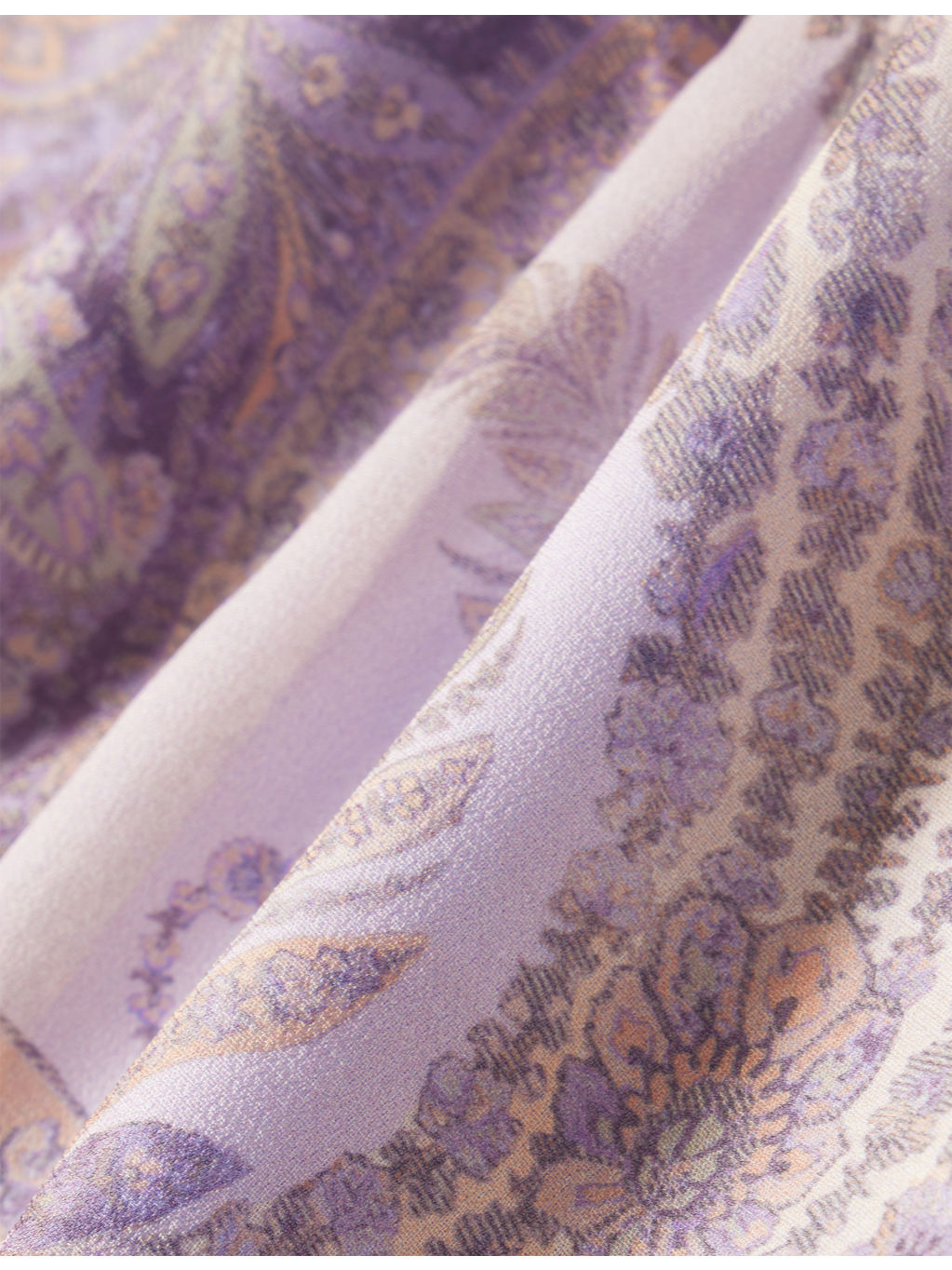 Sheath Printed Chiffon maxi Dress - 6