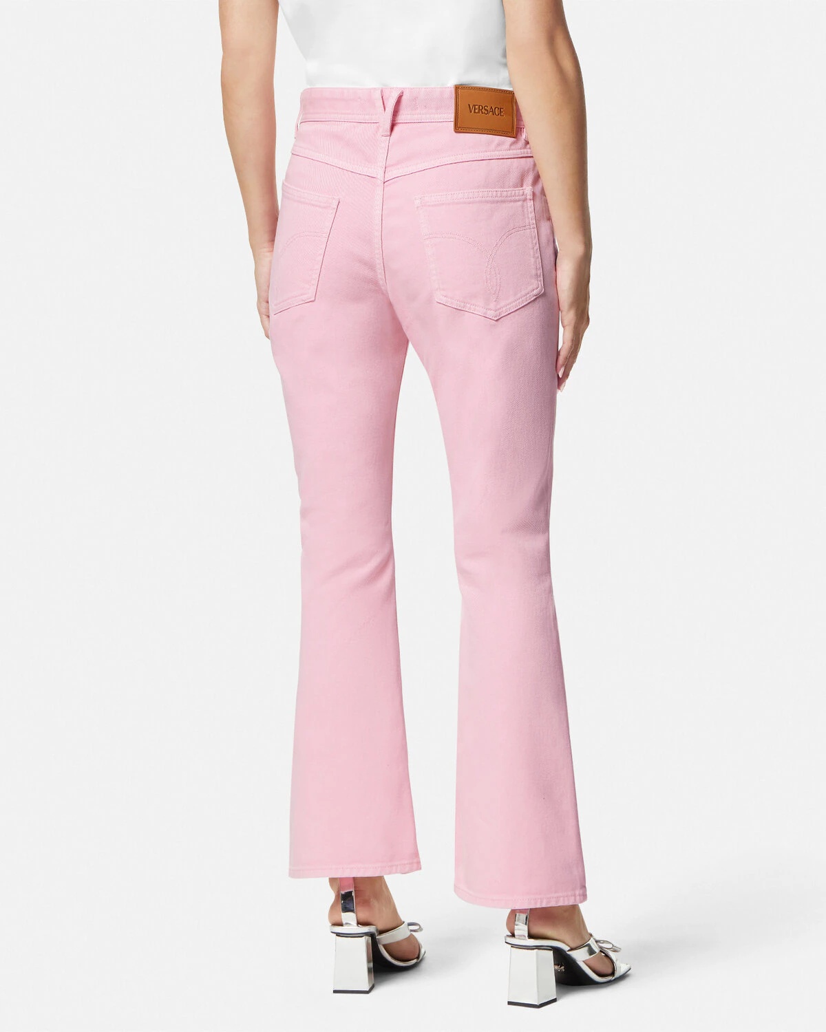 Medusa '95 Crop Flared Jeans - 4