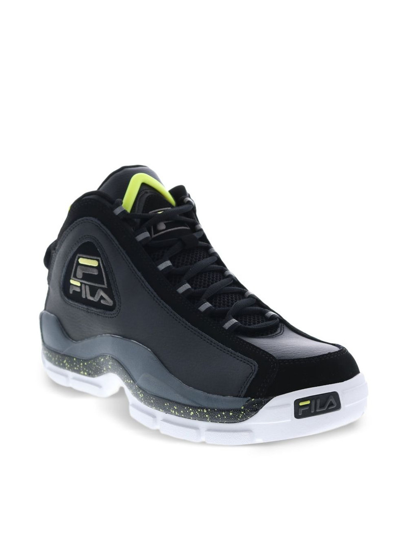 FILA Grant Hill 2 "Black/Sunny Lime" sneakers outlook
