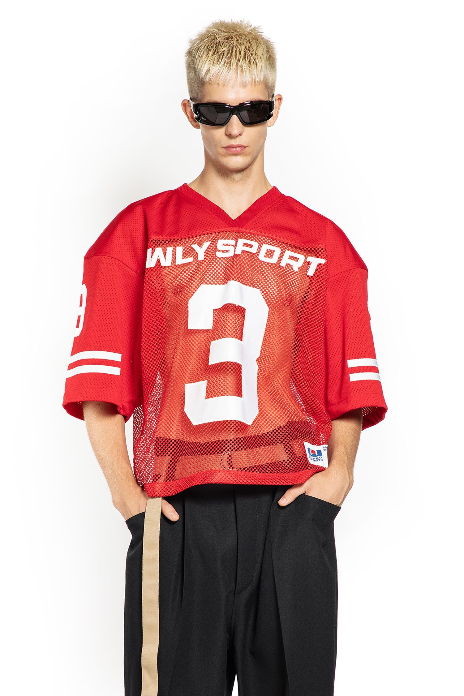 Willy Chavarria Man Red T-shirts & Tank Tops - 7