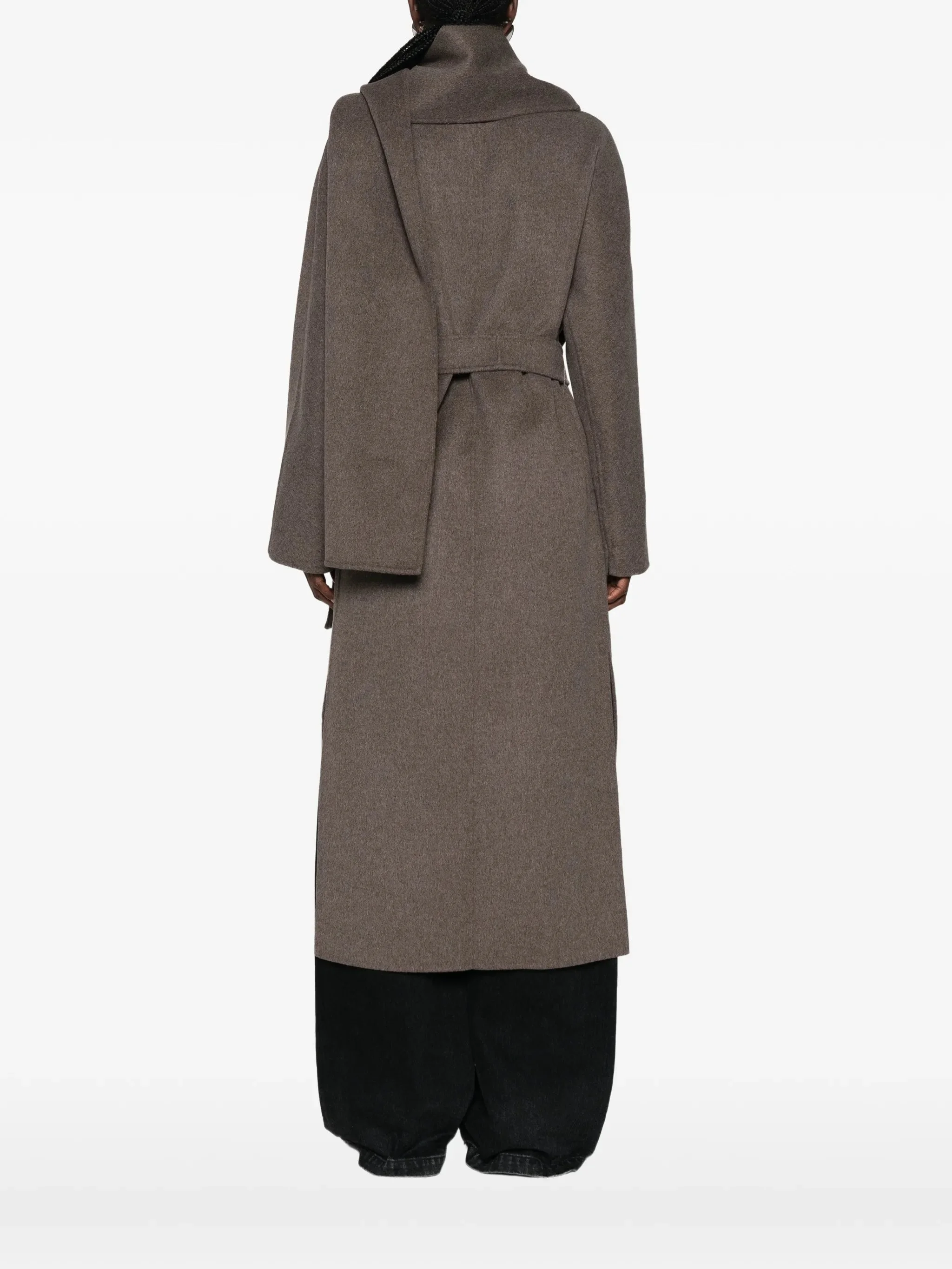 's Max Mara Scarf-detail Belted Coat - 1
