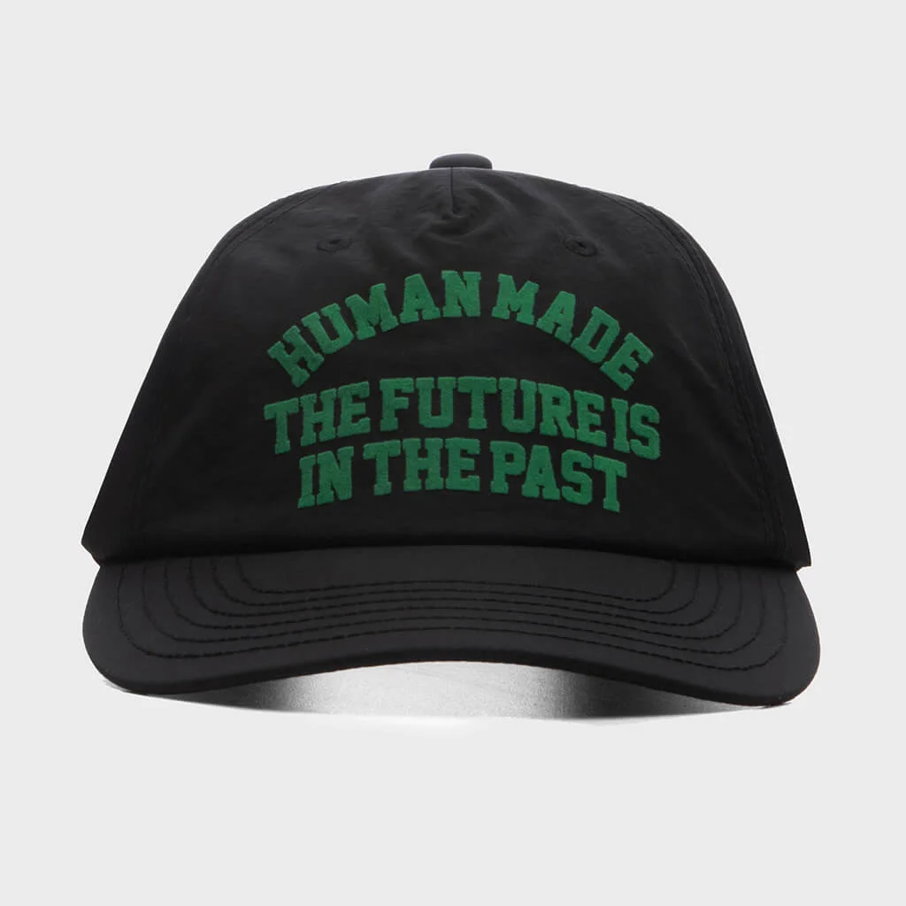5 PANEL NYLON CAP - BLACK - 1