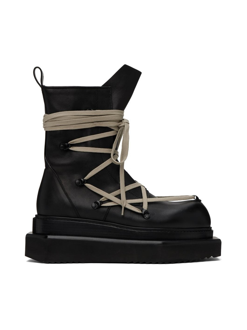 Black Porterville Pentalaced Turbo Cyclops Boots - 1