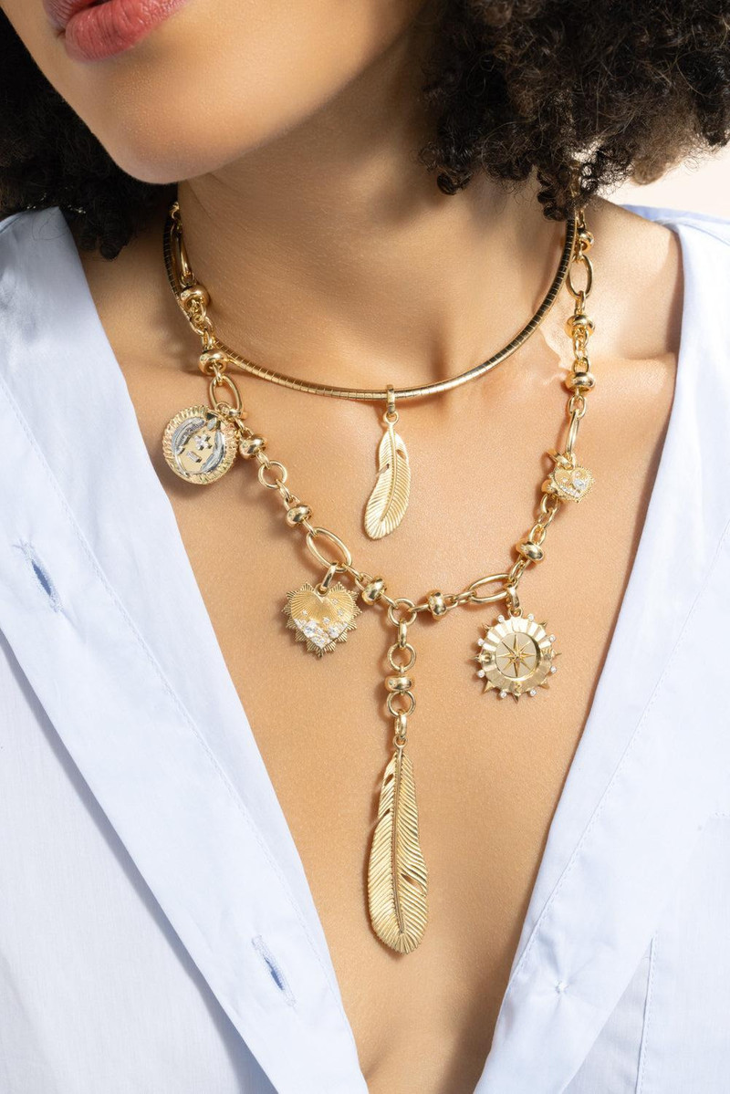 FOUNDRAE Feather Large Pendant outlook