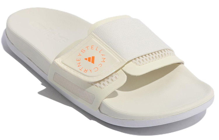(WMNS) adidas Stella McCartney x Slide 'Off White Signal Orange' GX3119 - 4
