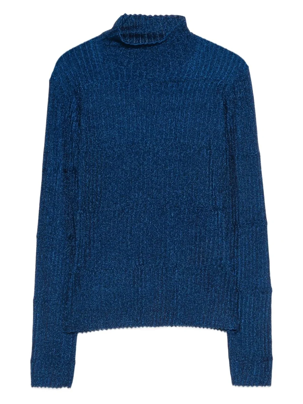 turtleneck ribbed sweater - 1