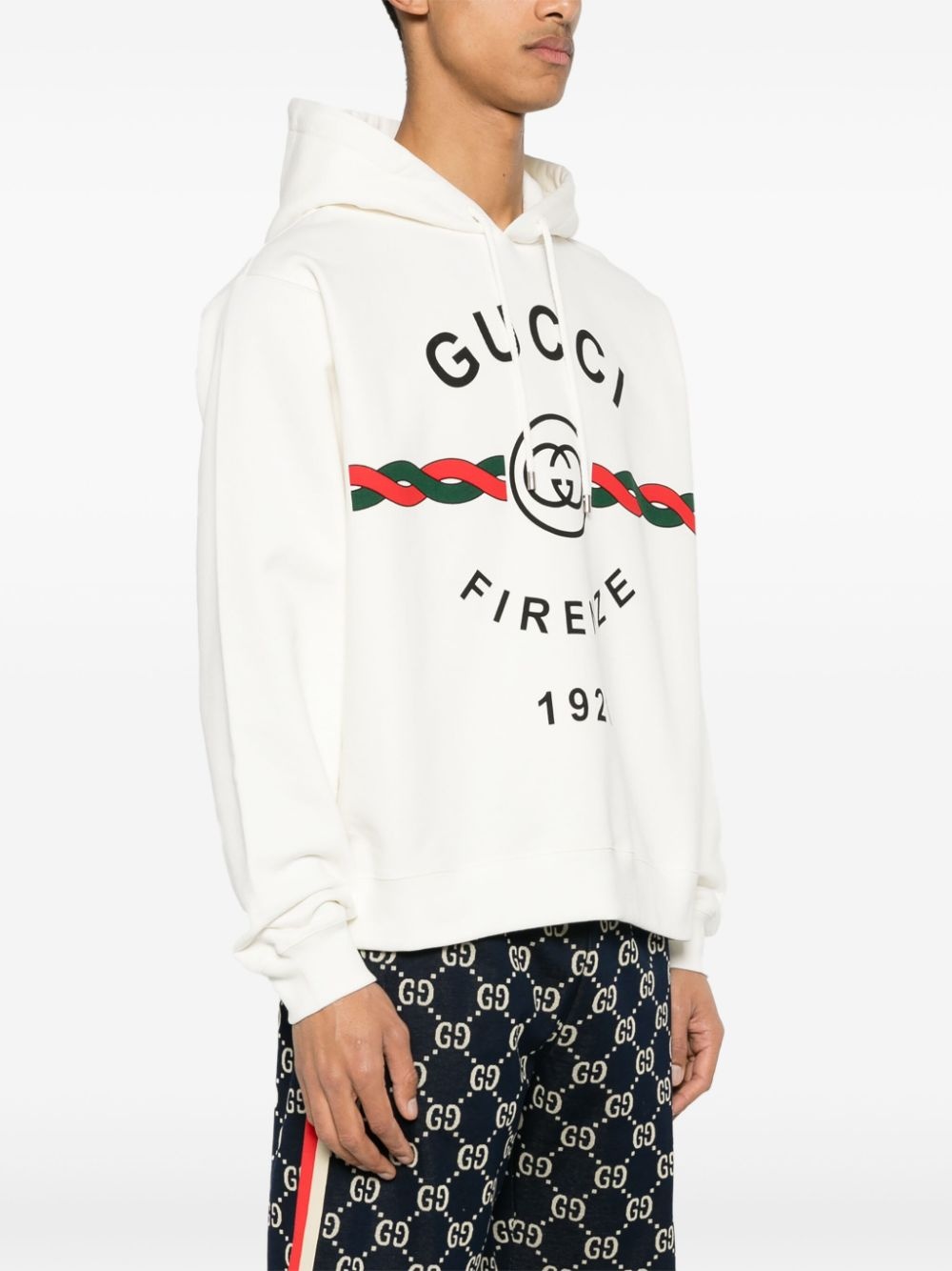 Firenze 1921 cotton hoodie - 3