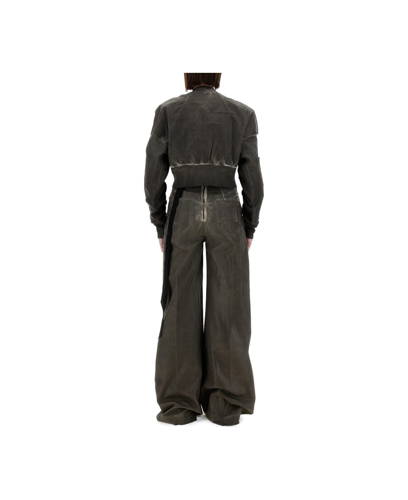 Cropped Bomber Jacket Flight Jkt - 3