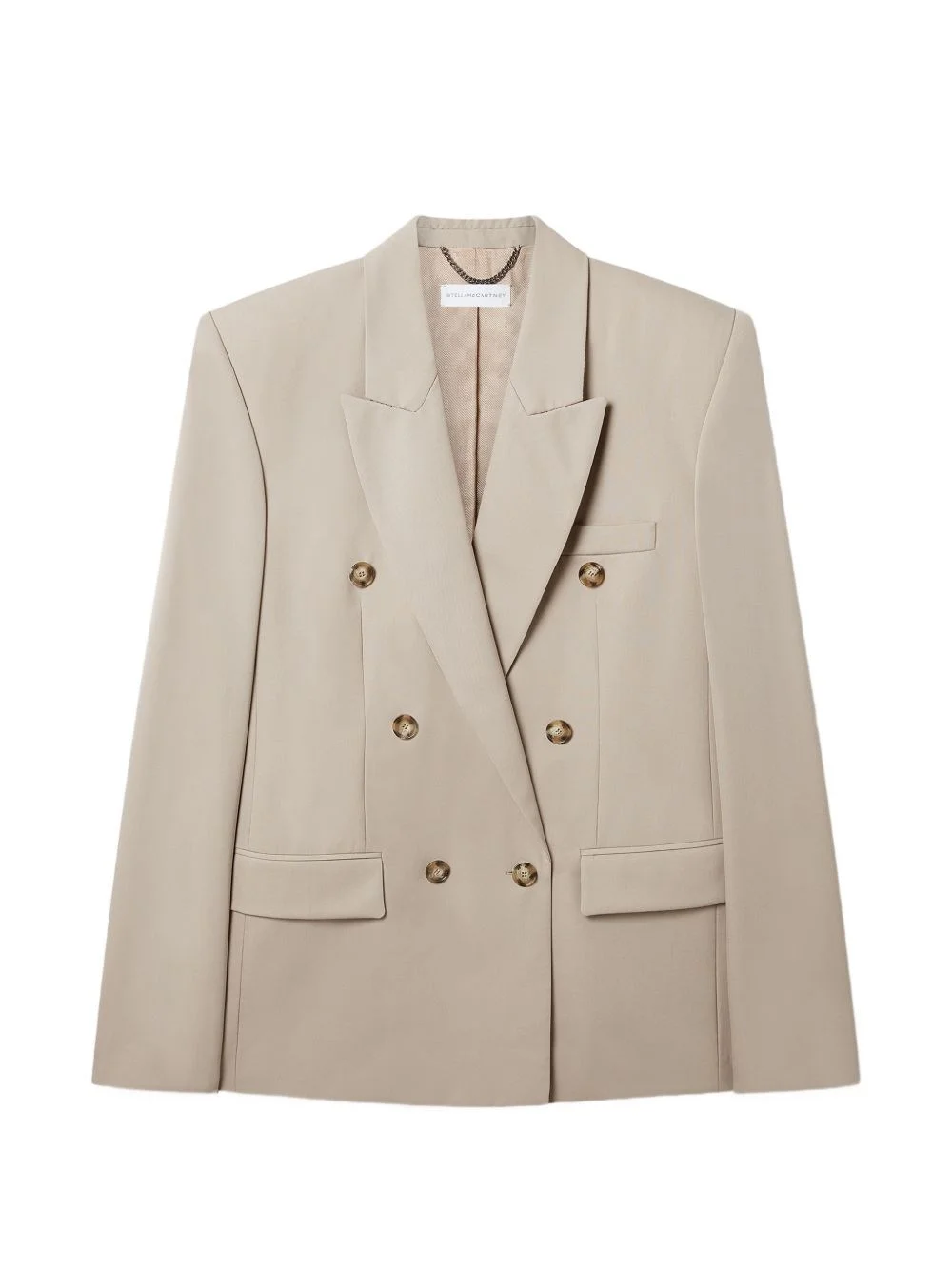 Wool double-breasted jacket - 1