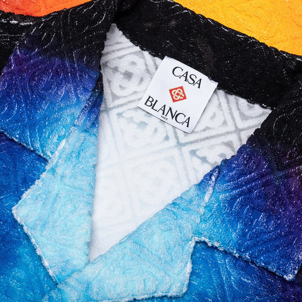GRADIENT TOWELLING SHIRT - TIE DYE - 3