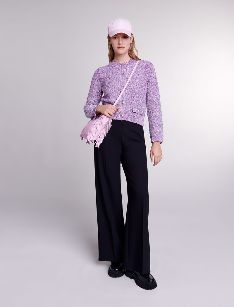 maje Sequin knit cardigan outlook