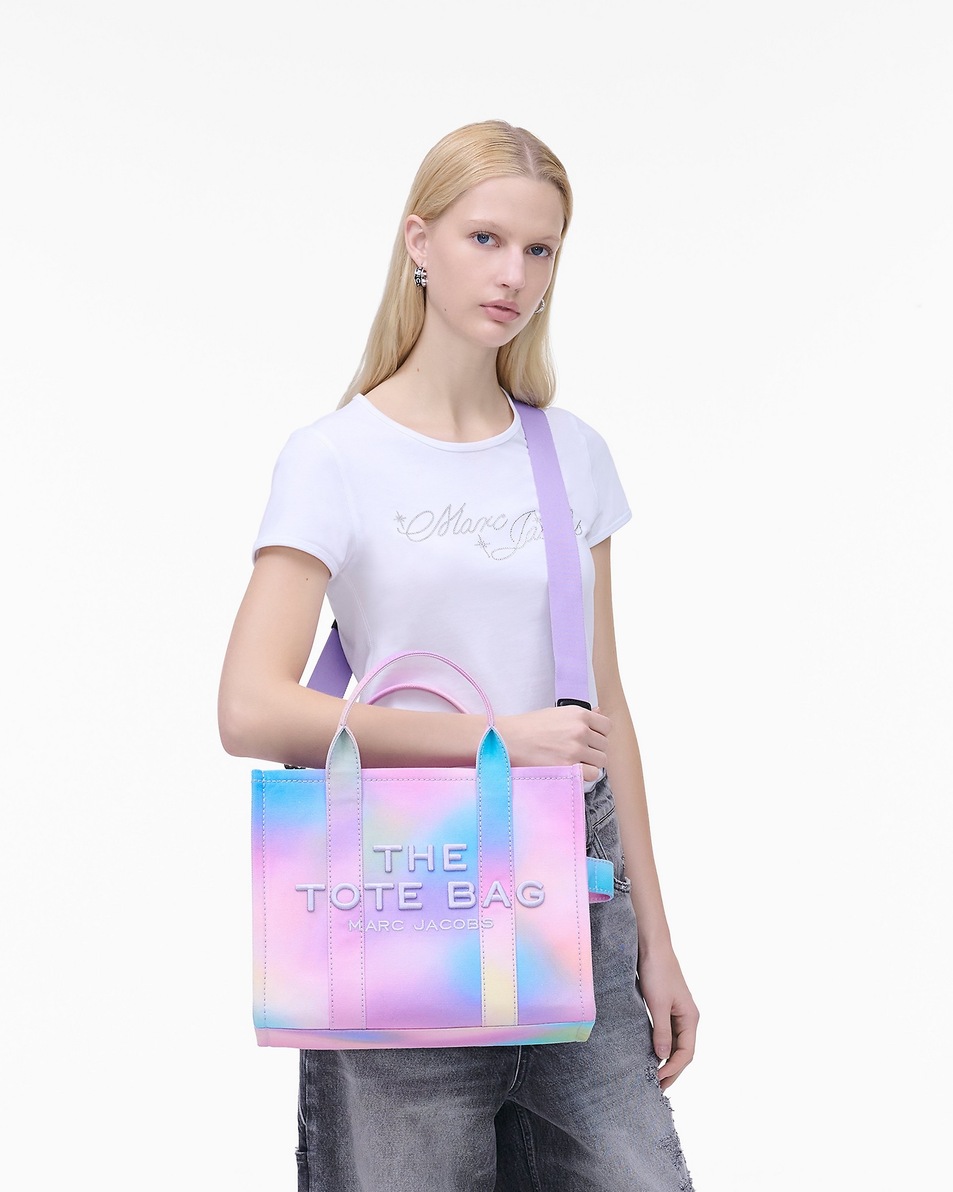 トートバッグ MARC JACOBS THE AIRBRUSH CANVAS SMALL TOTE BAG Marc Jacobs The Airbrush Canvas Small Tote Bag | Saks Fifth